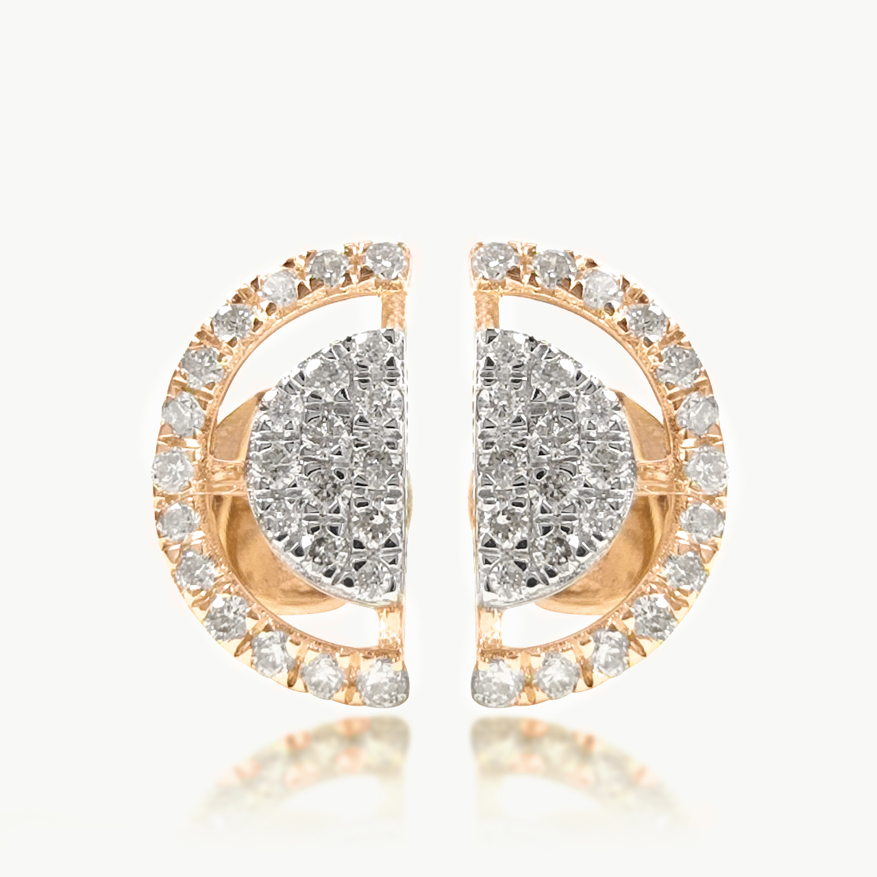 Morning Glory Diamond Studs