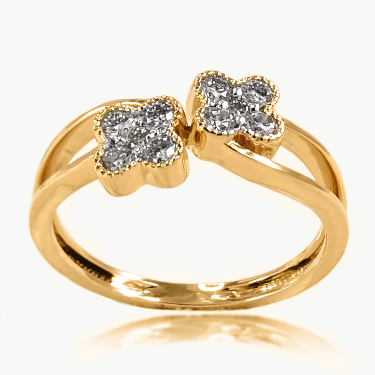 Pritha Round Diamond Rings