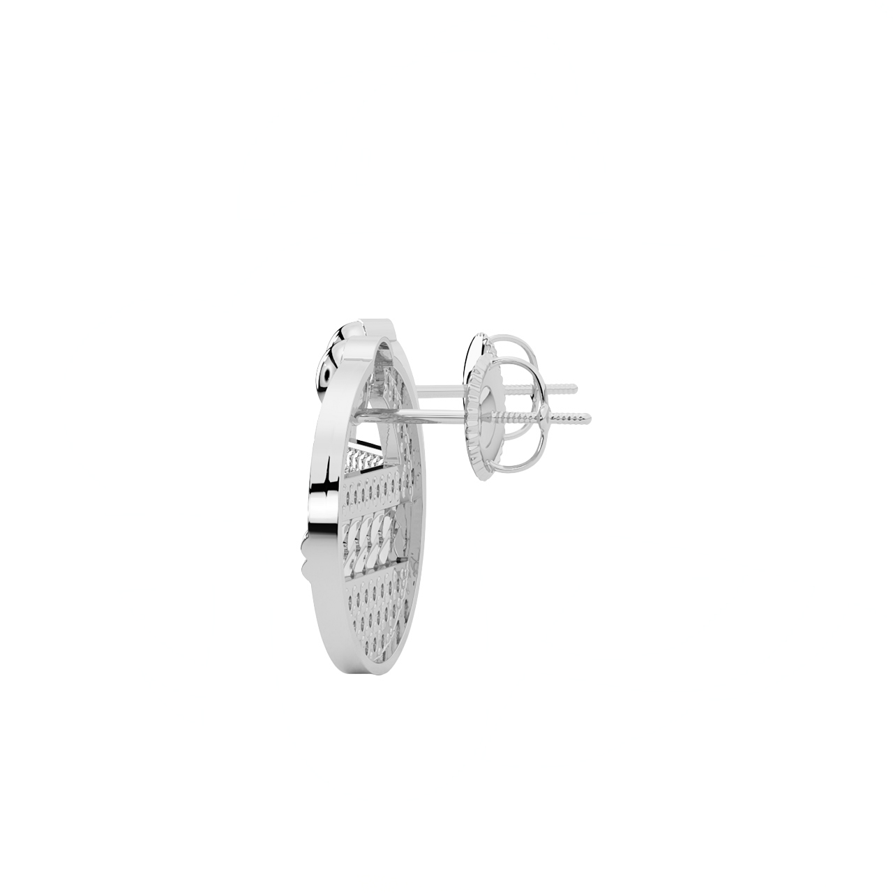 Stylish Orbit Diamond Earrings