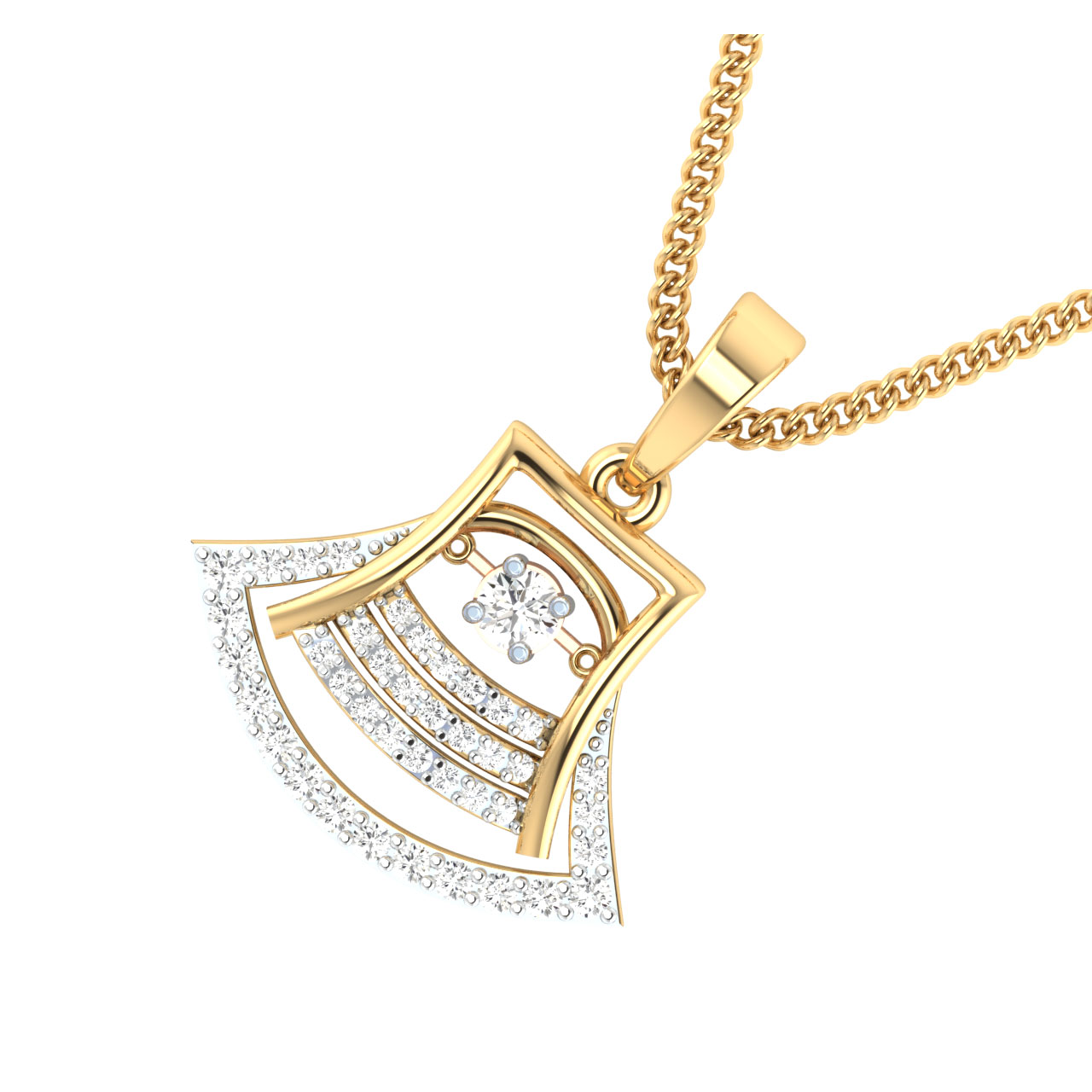 Tia Dancing Diamond Pendant