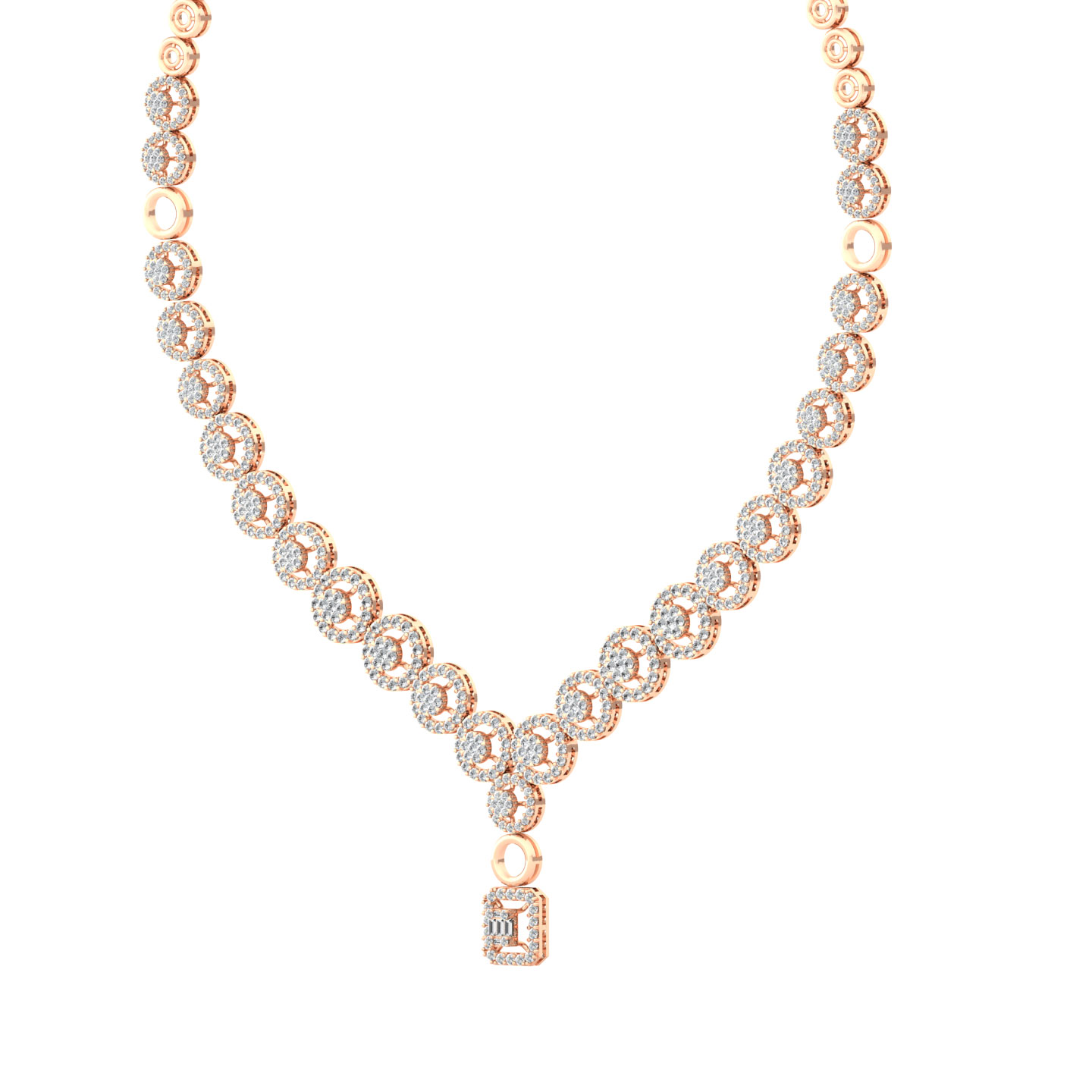 Oshin Round Diamond Necklace