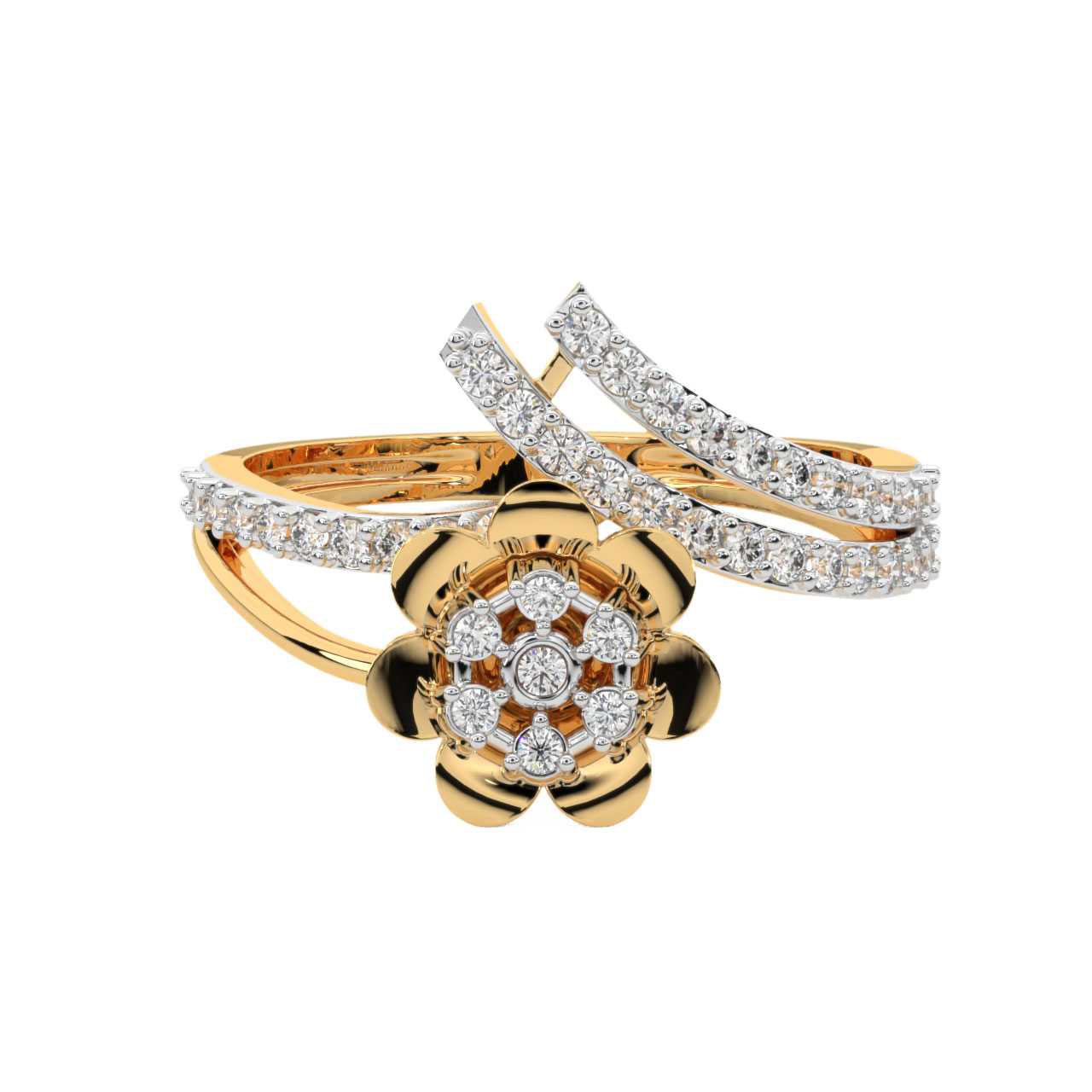 Cecil Round Diamond Engagement Ring