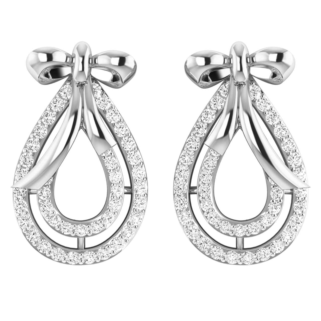 Aida Diamond Stud Earrings