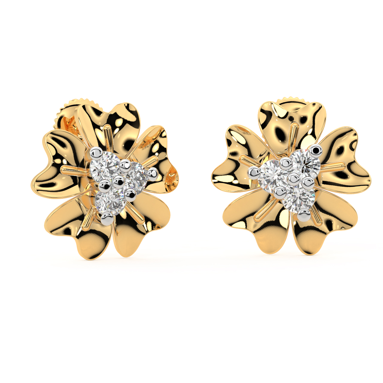 Beautiful Malabar Gold & Diamonds Earrings Under 5000