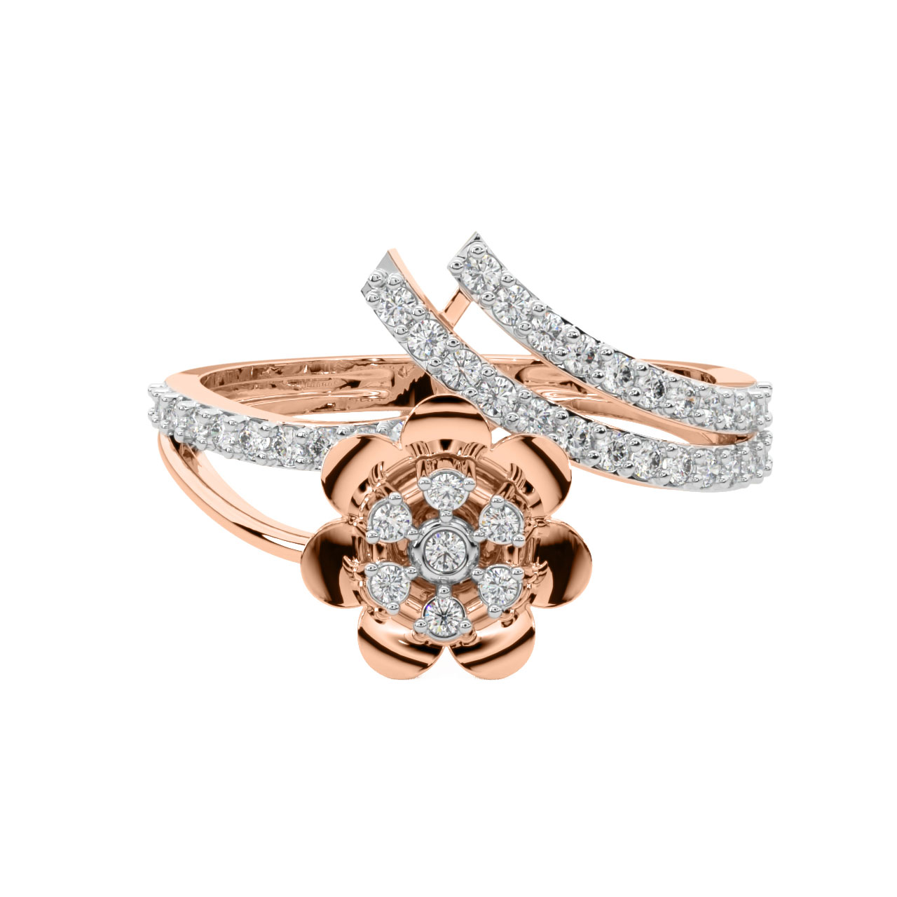 Cecil Round Diamond Engagement Ring
