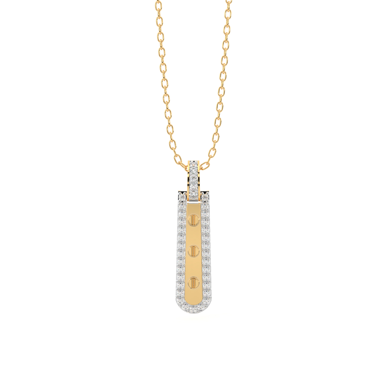 Milky Bar Diamond Pendant