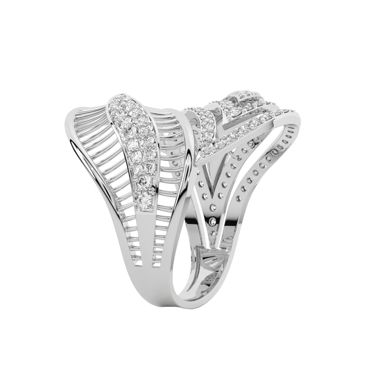 The Layering Design Diamond Ring