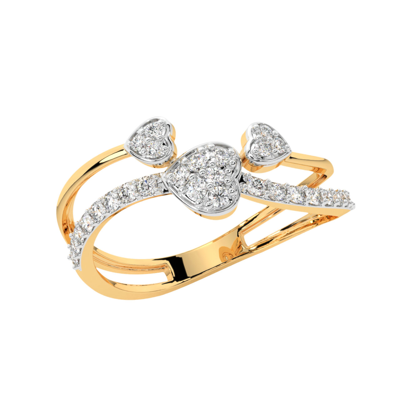 Morton Round Diamond Dainty Ring