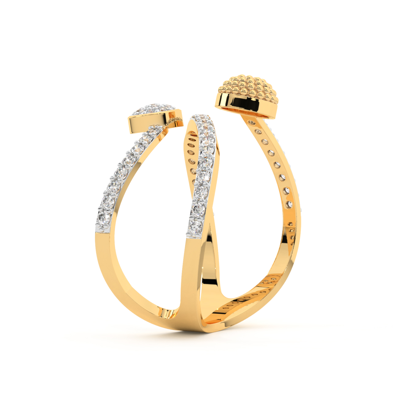 Seed of Life Diamond Ring