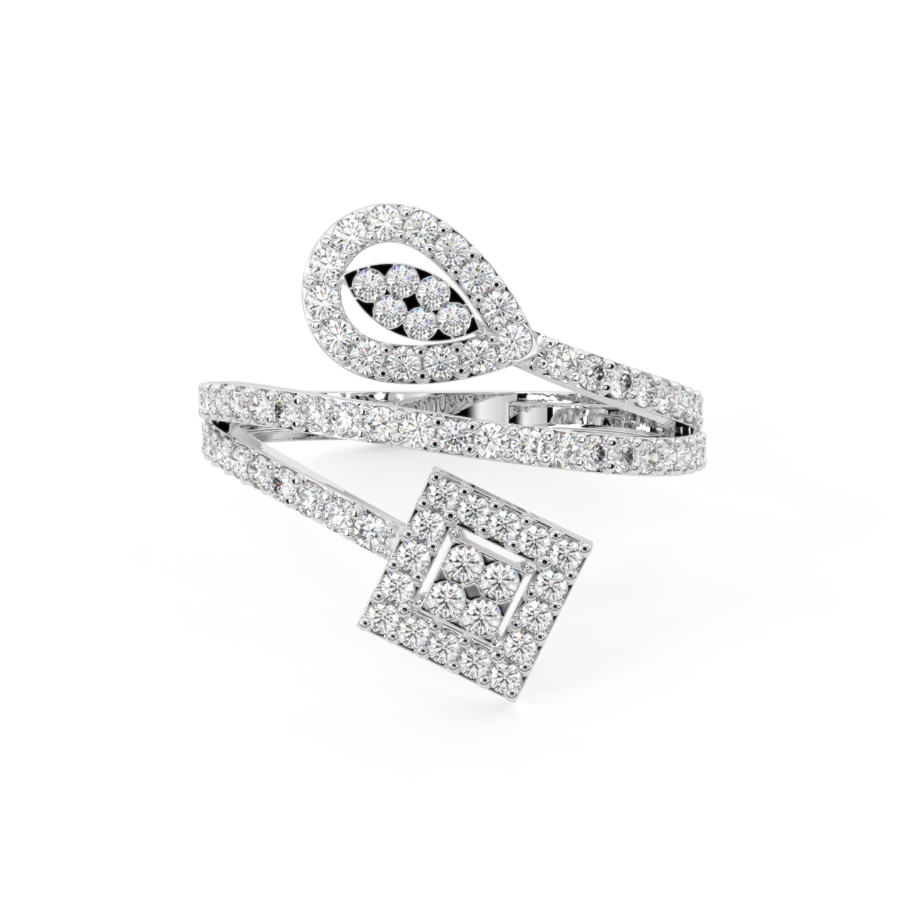 Shimmer Design Diamond Rings