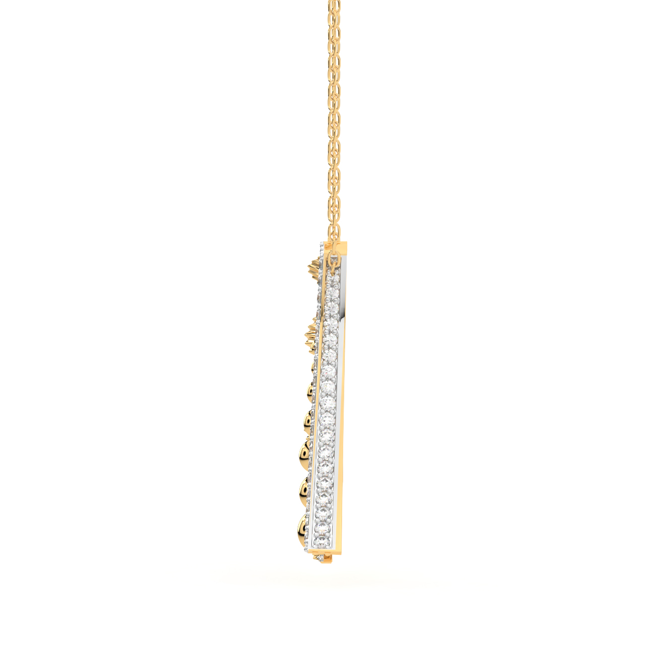 Moon Lace It Up Diamond Pendant