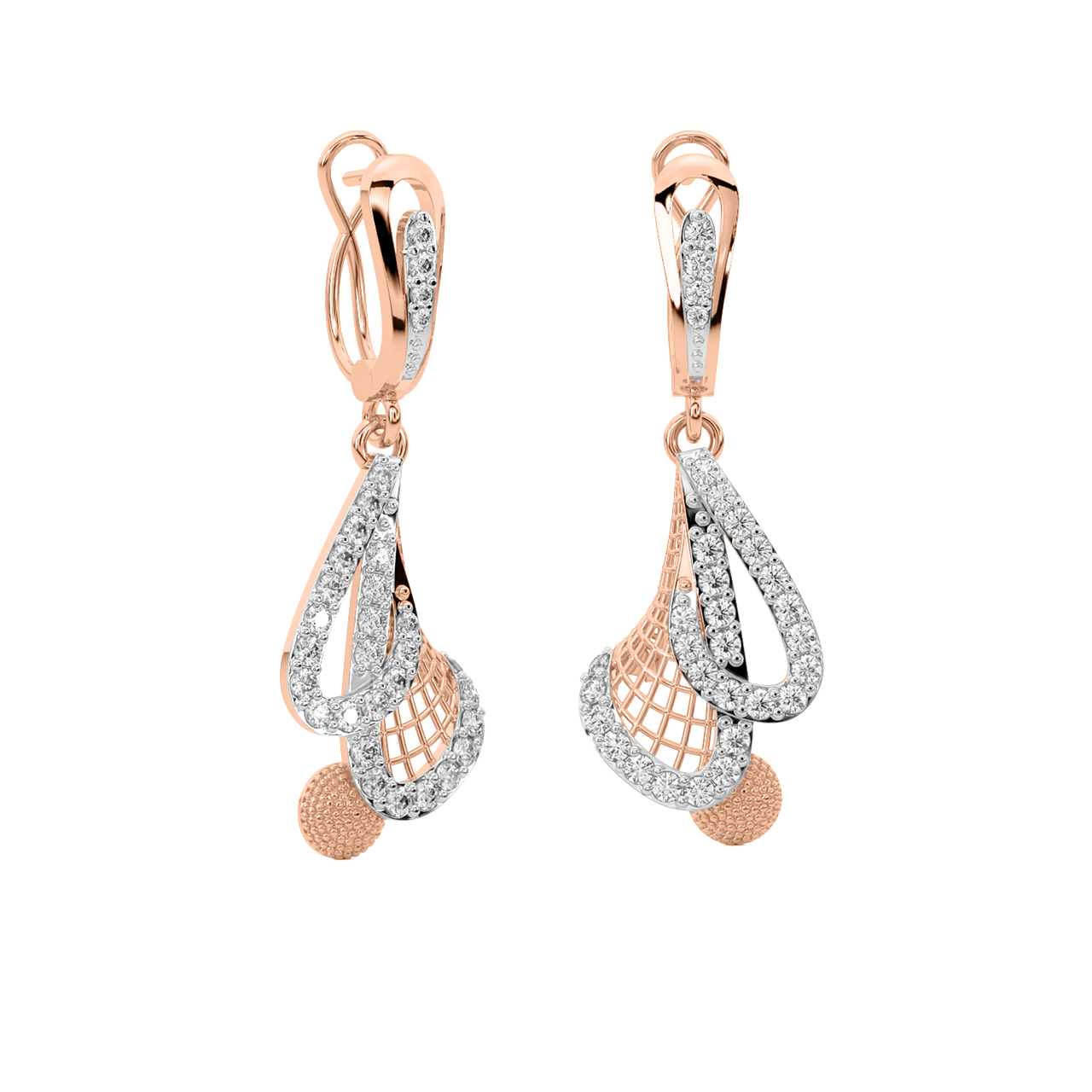 Sparkle Spot Diamond Earrings