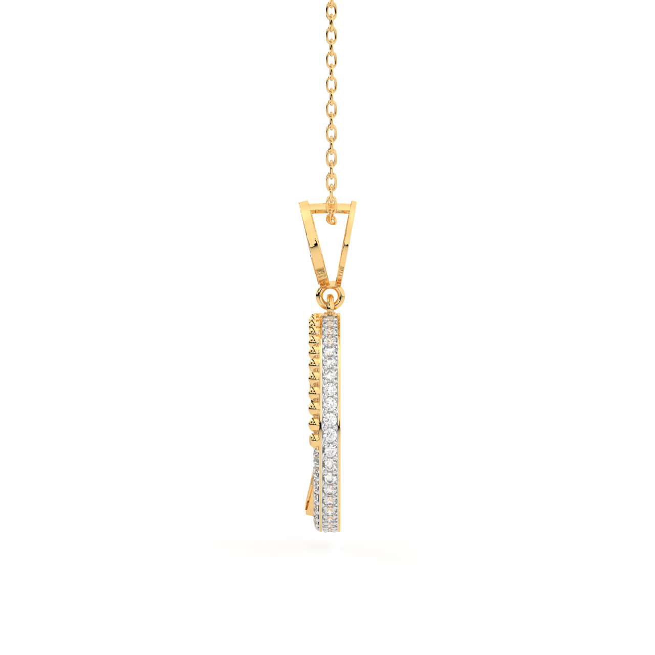 Senorita Gold Diamond Pendant