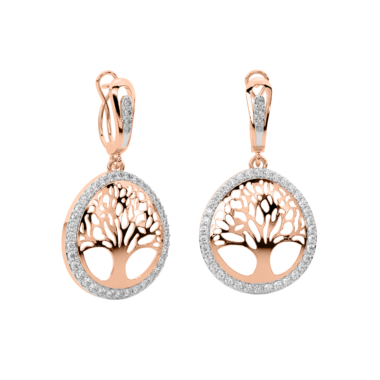 Mother Nature Diamond Earrings