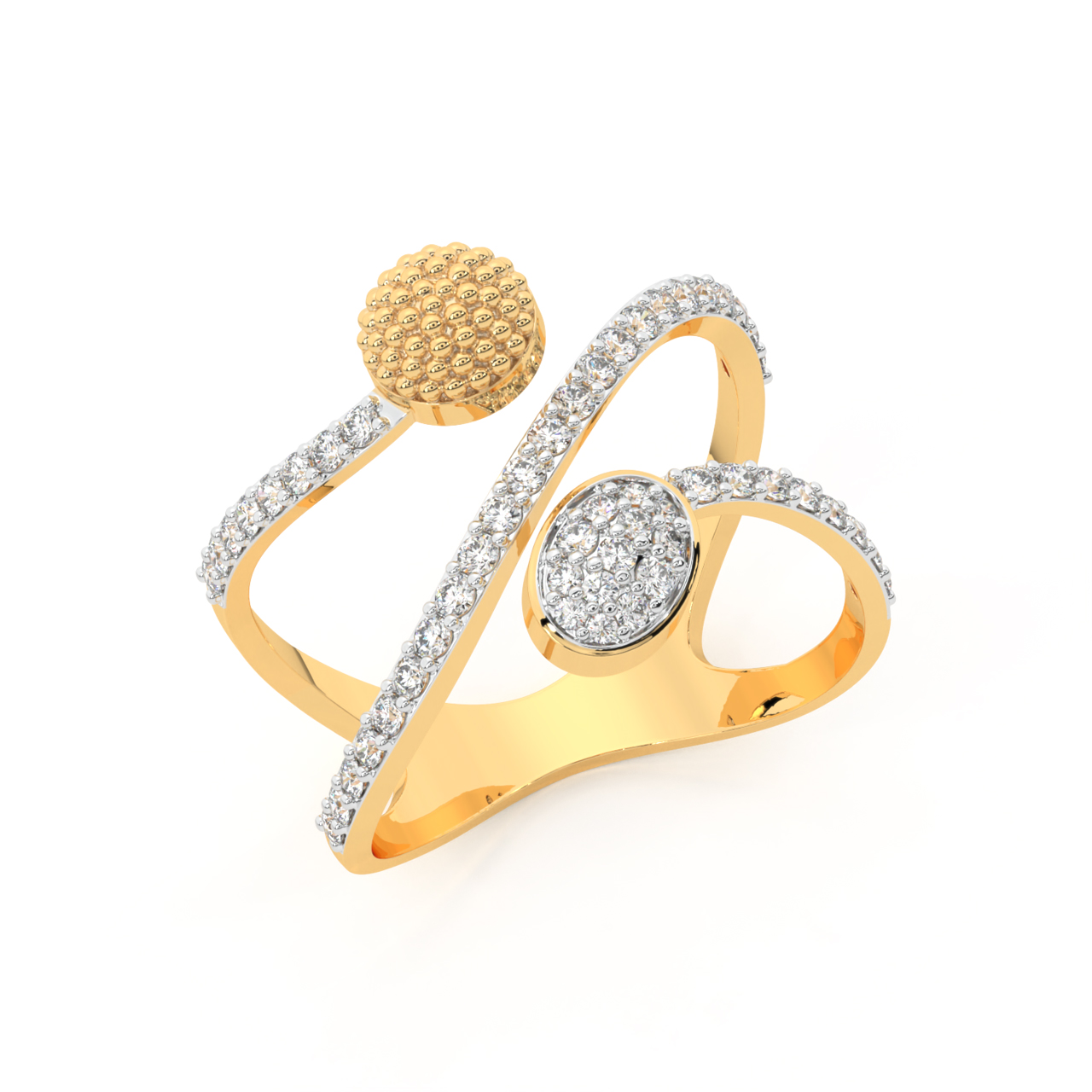 Seed of Life Diamond Ring