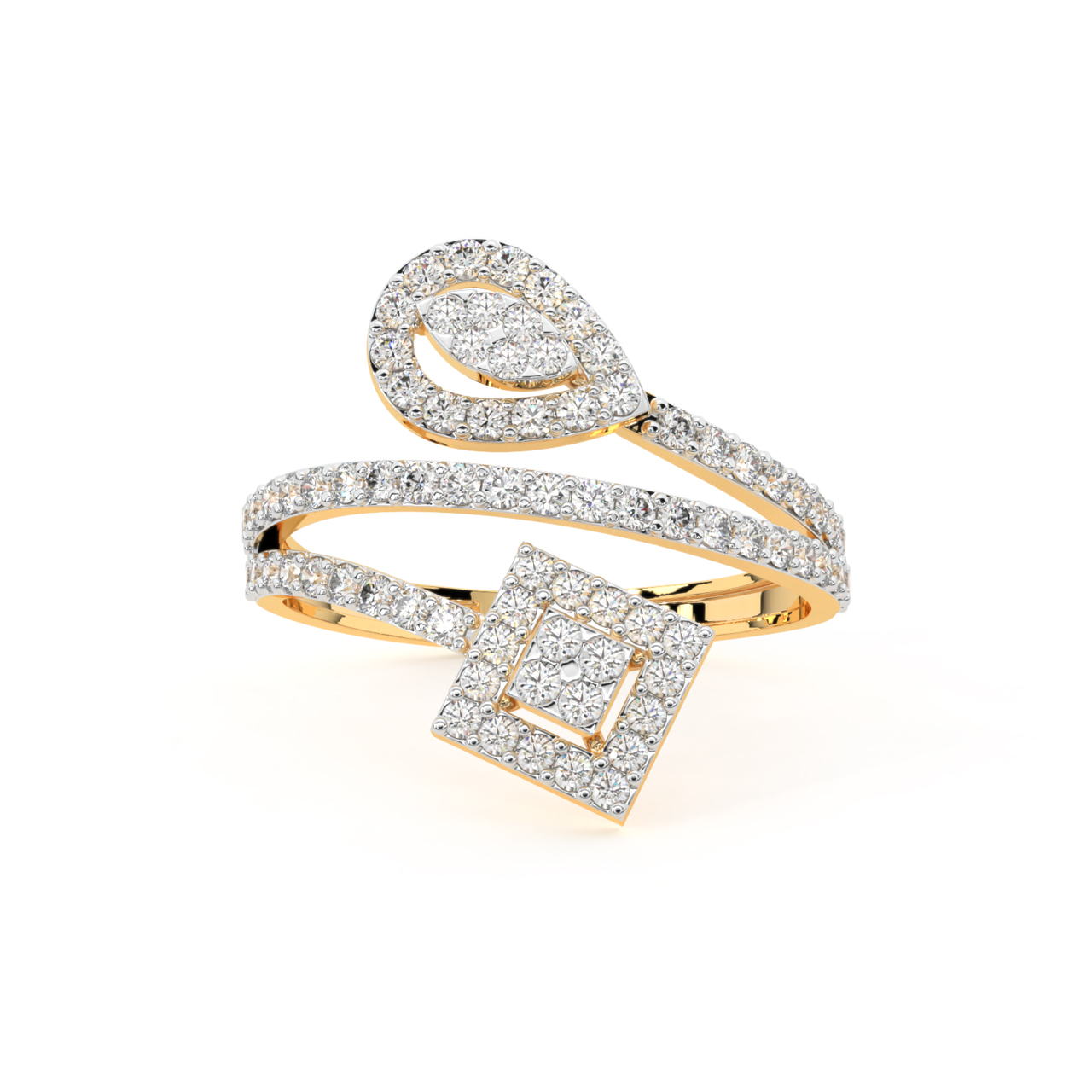 Shimmer Design Diamond Rings