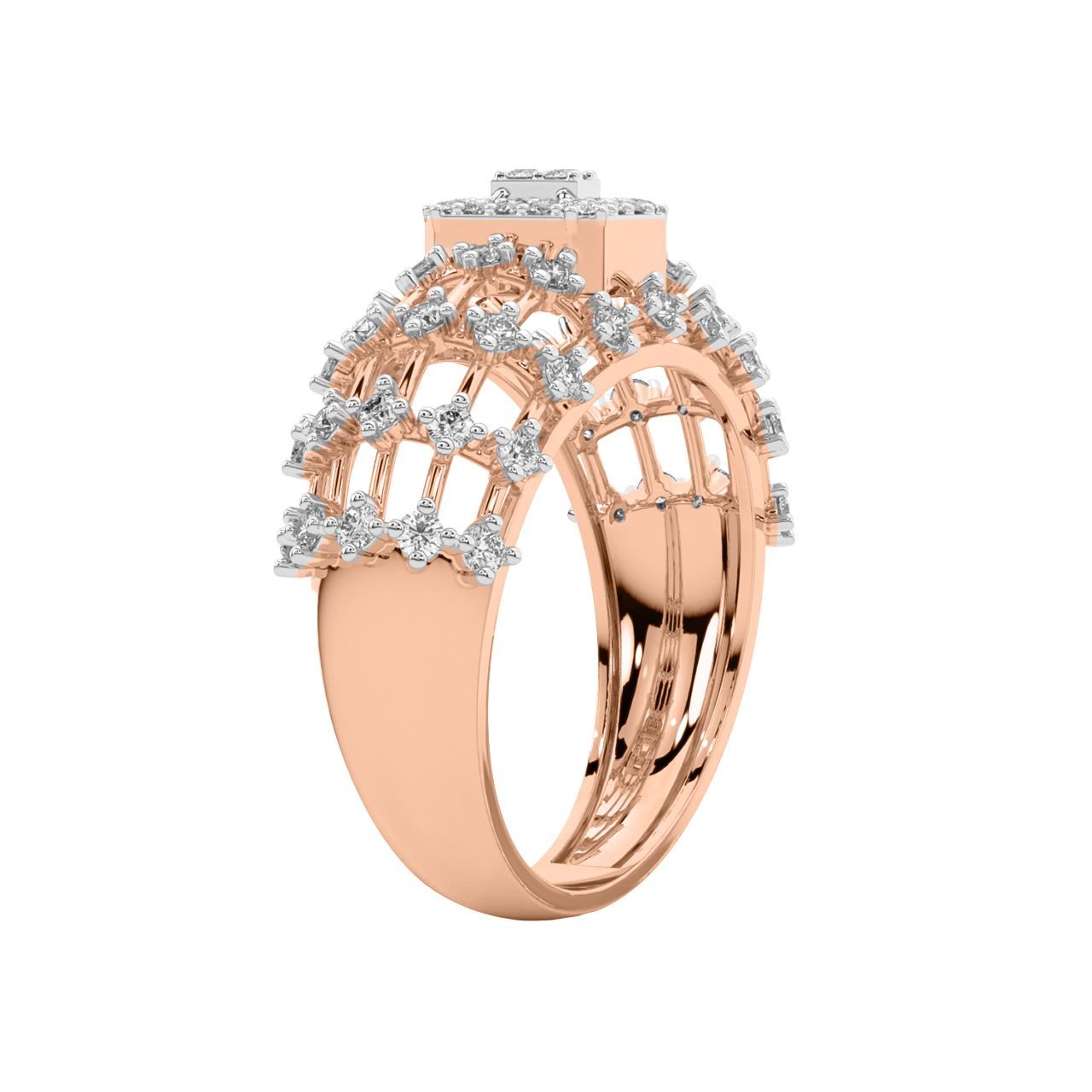 Zack Round Diamond Engagement Ring