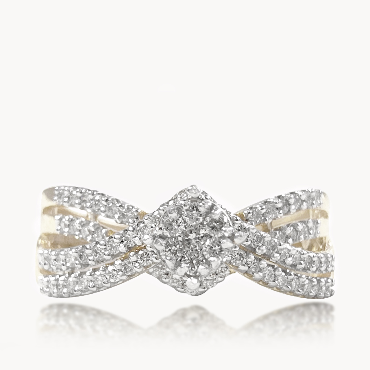Regal Knot Diamond Ring