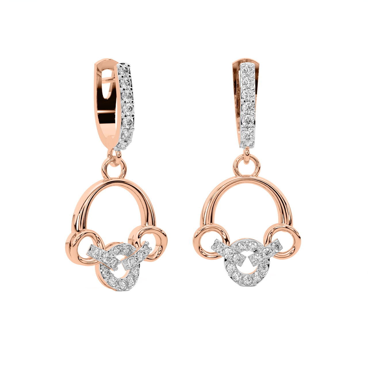 Double Daze Diamond Earrings