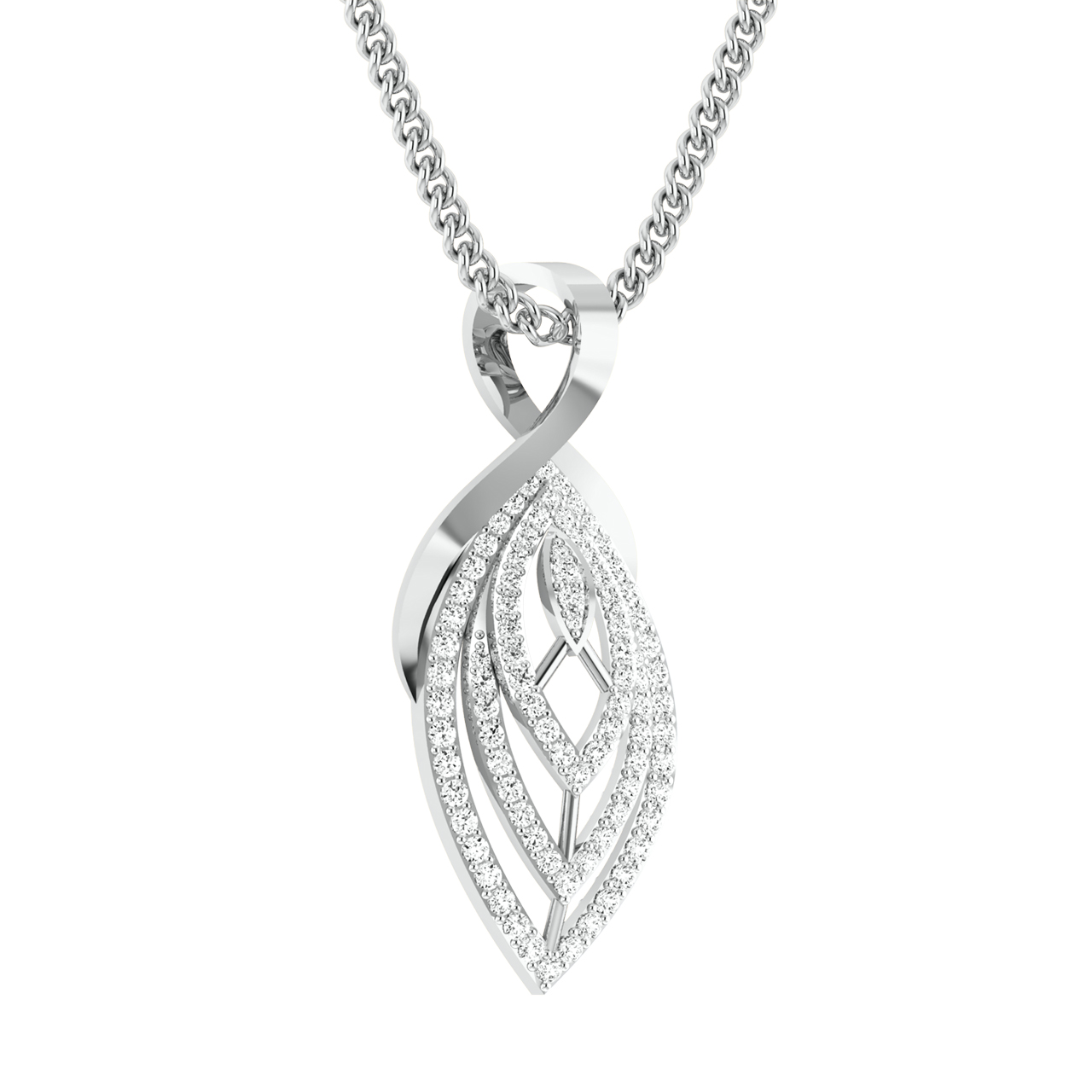 Noah Diamond Pendant For Office Wear