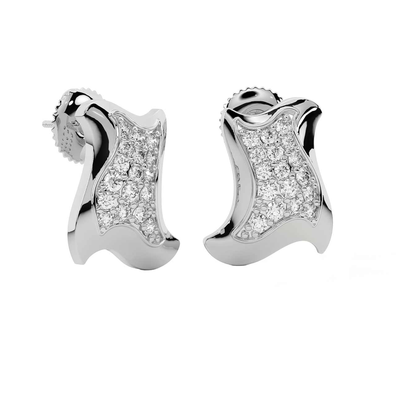 Briar Diamond Stud Earrings