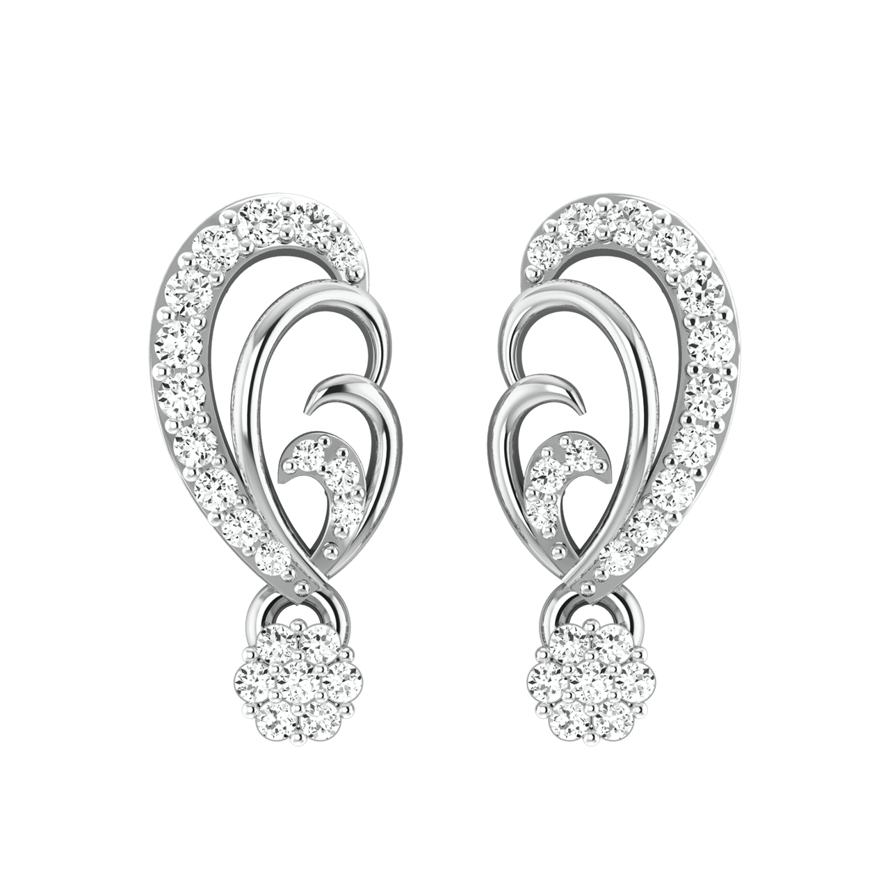 Wren Diamond Stud Earrings For Her