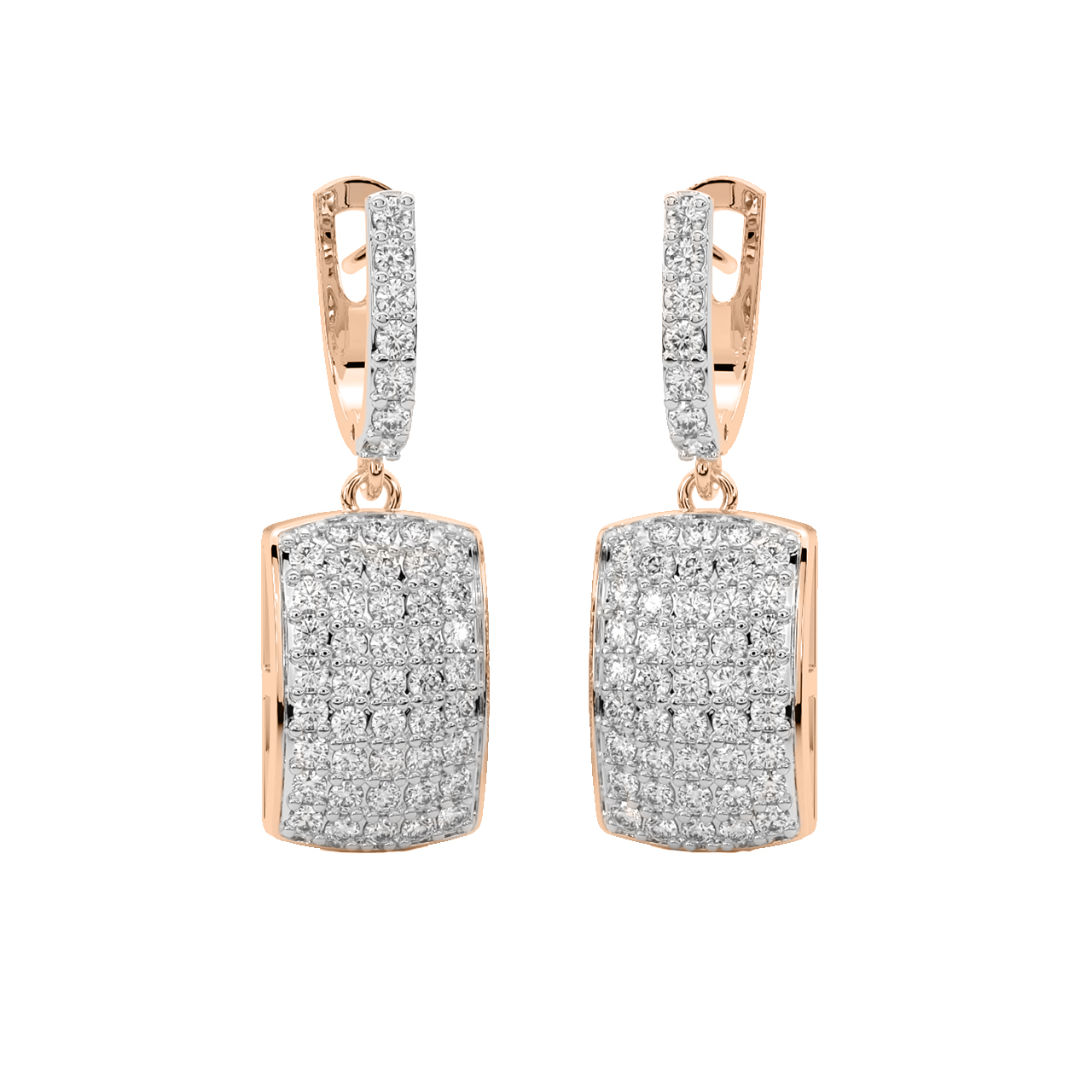 Silvia Diamond Hoop Earrings