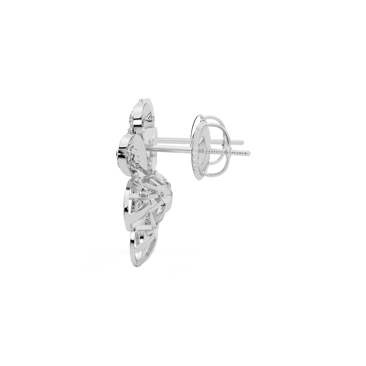 Connie Round Diamond Stud Earrings