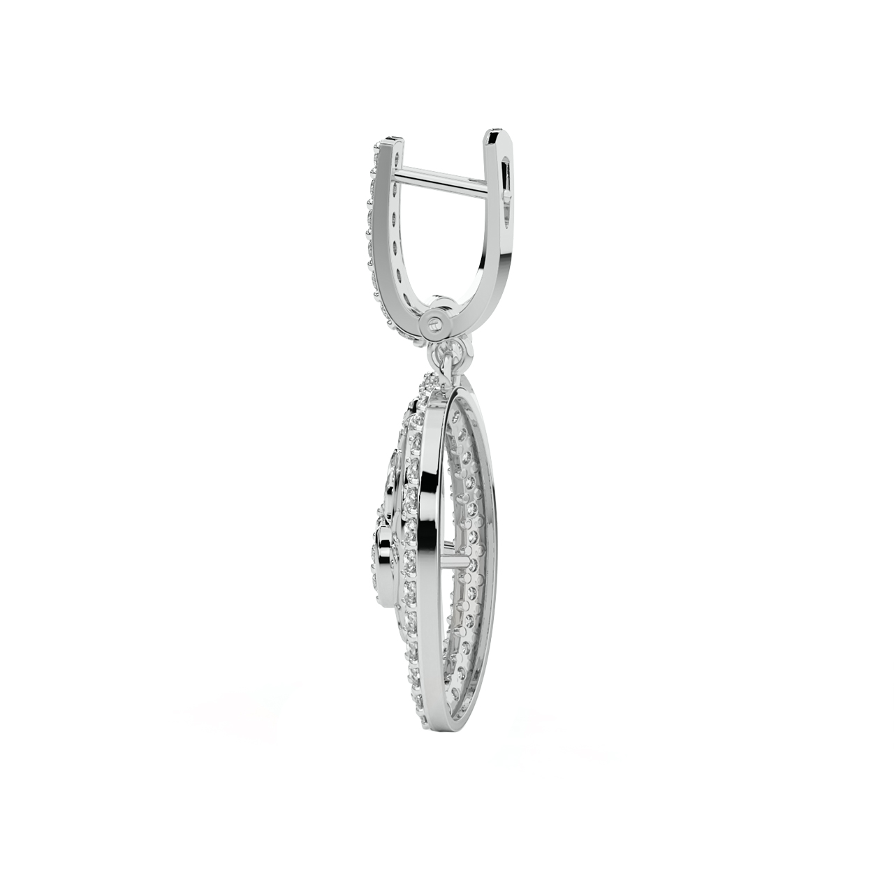 Stella Round Diamond Earrings