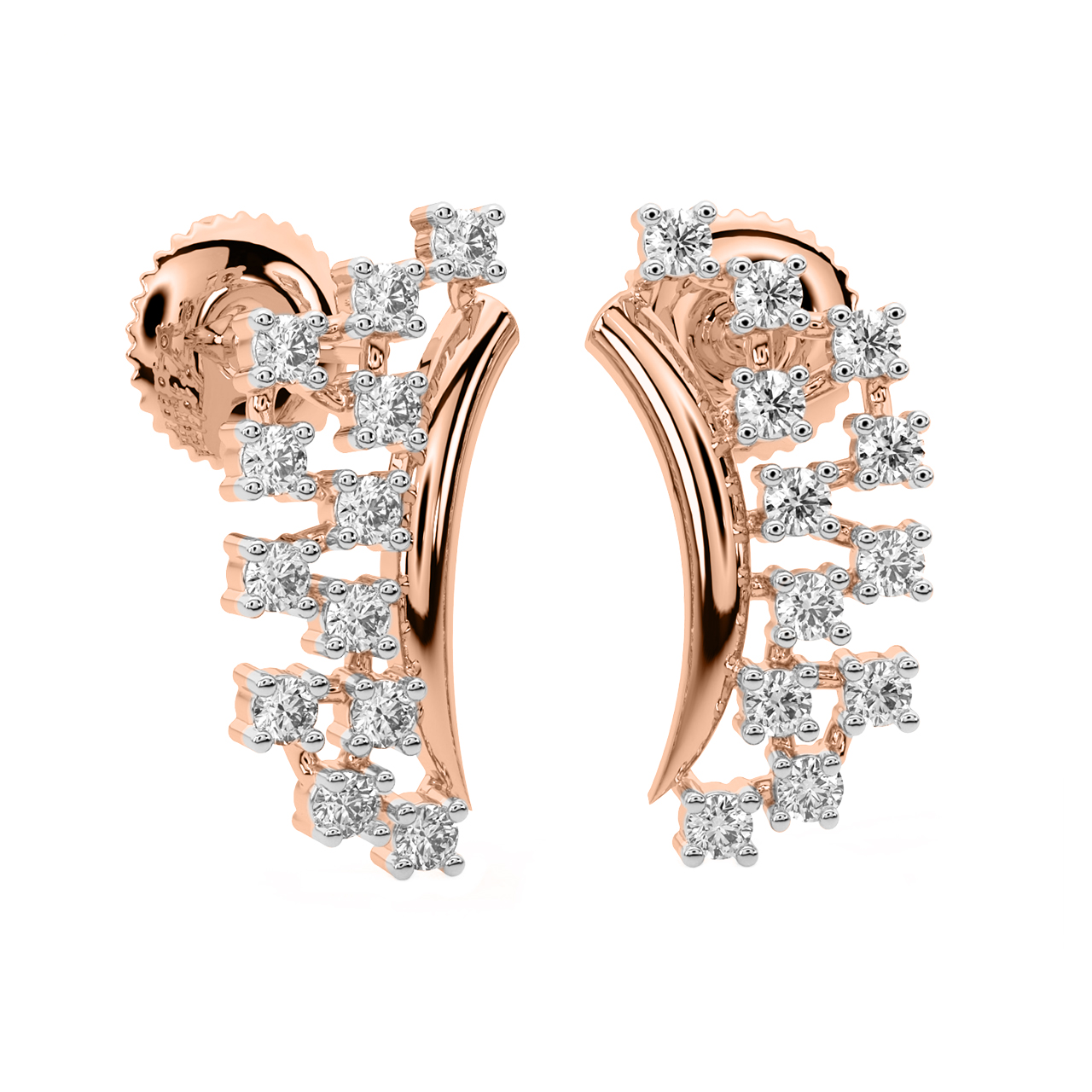 Adeline Diamond Stud Earrings