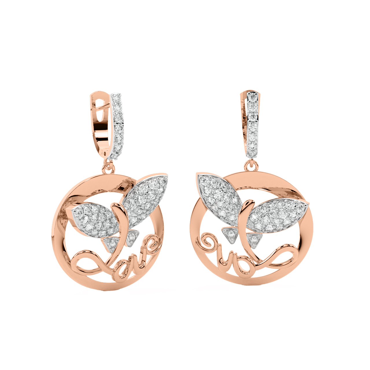 Margot Round Diamond Earrings