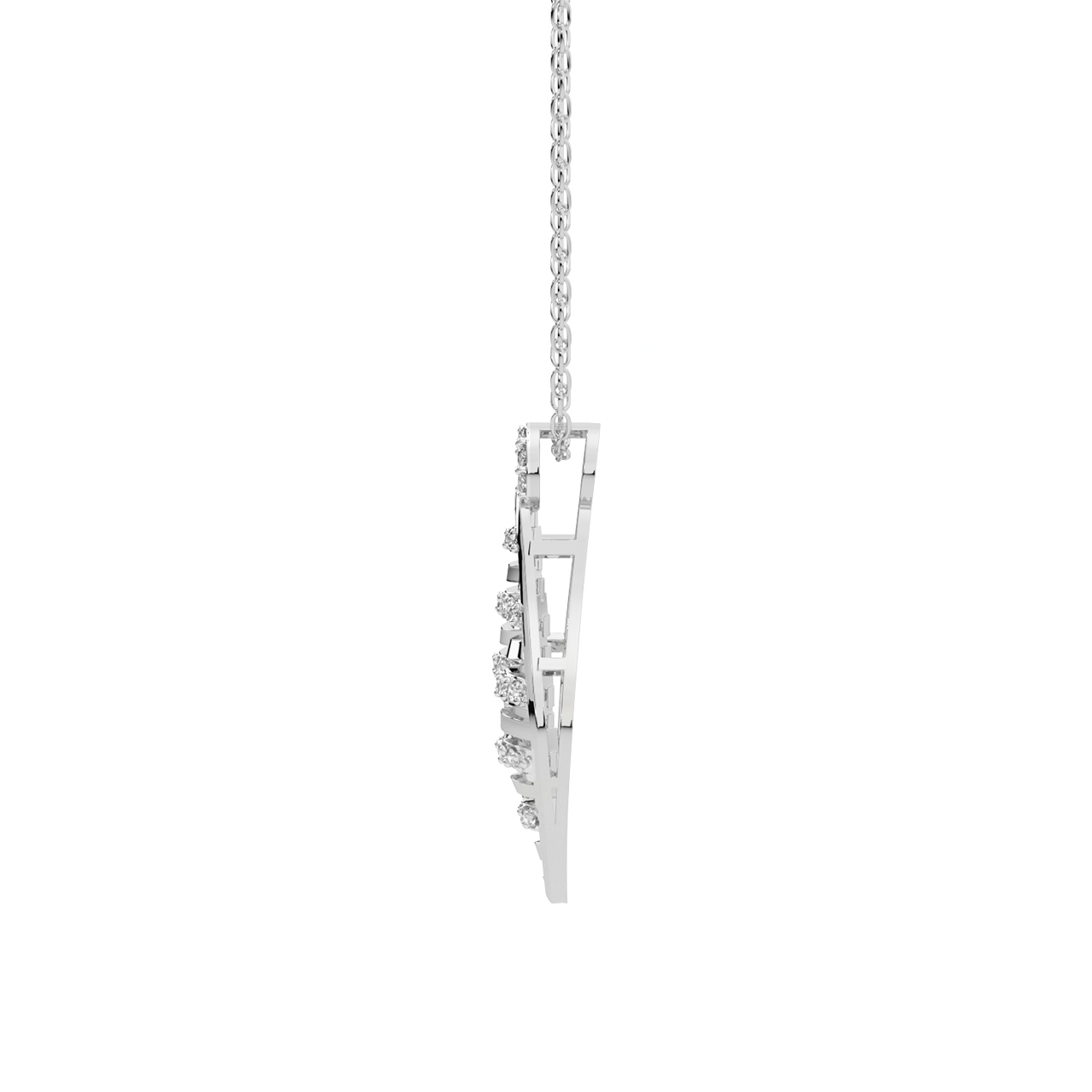 Aileen Round Diamond Office Wear Pendant