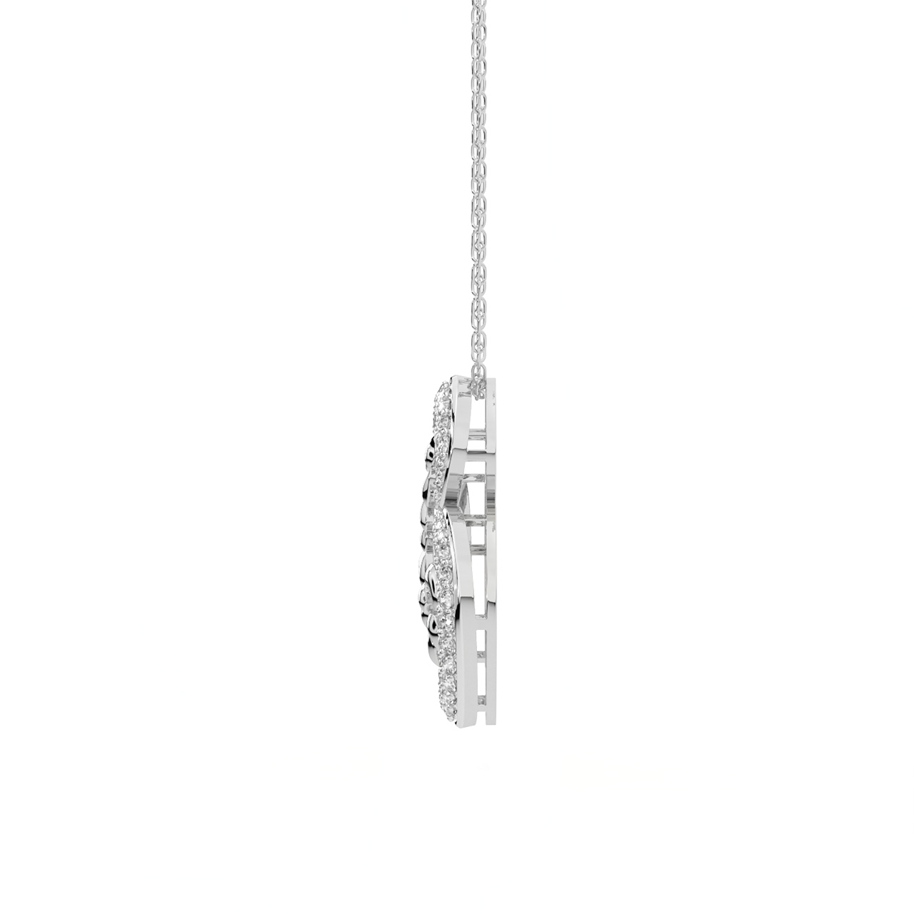 Carroll Round Diamond Pendant