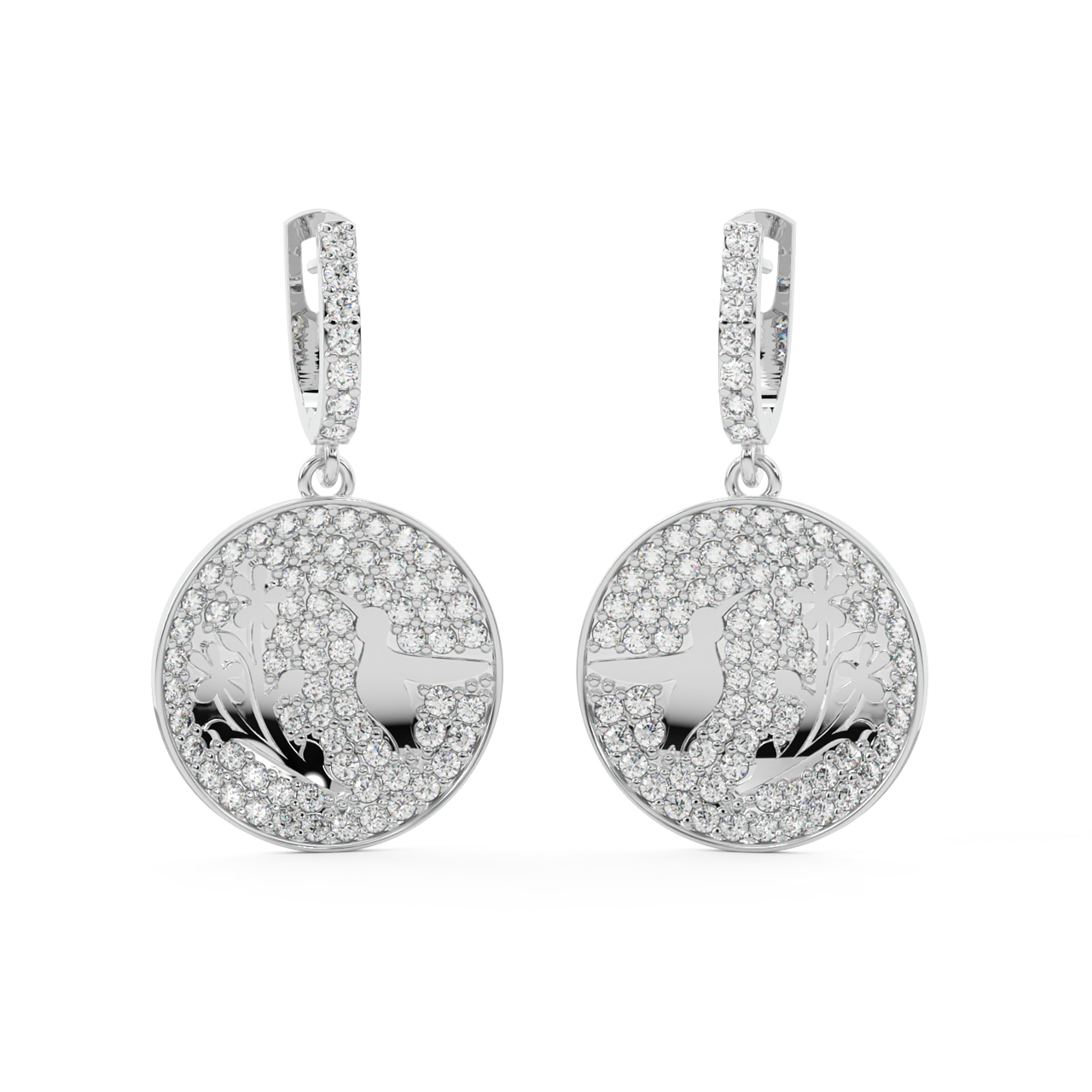 Wildlife Wonders Diamond Earrings