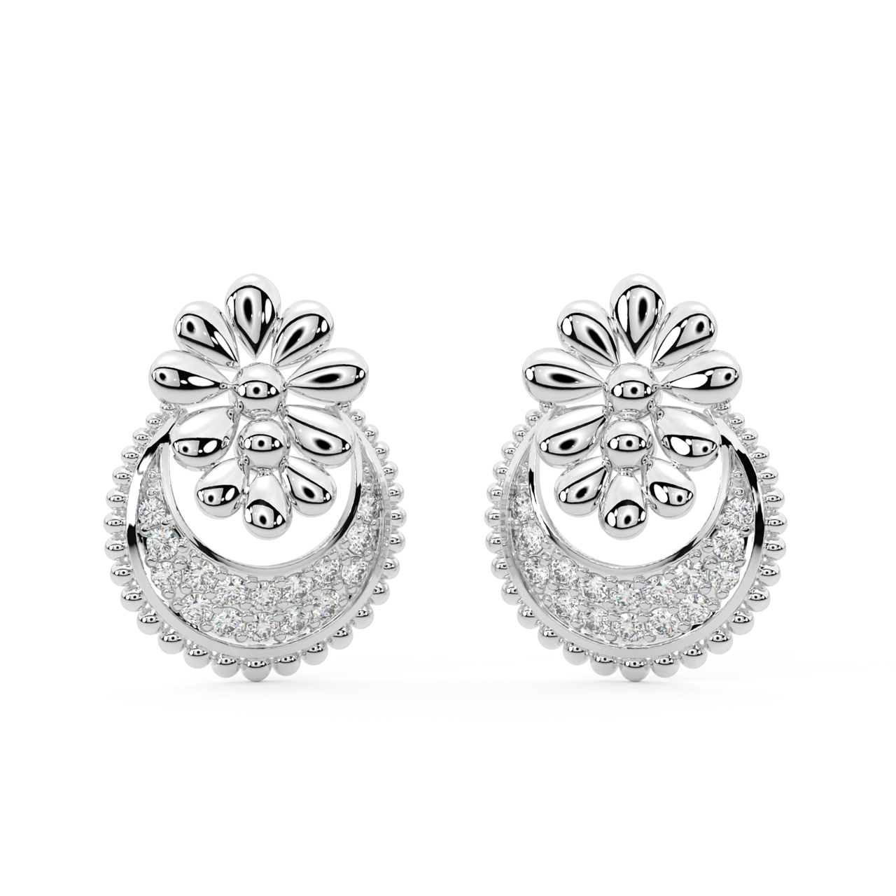 Nocturnal Shades Diamond Earrings