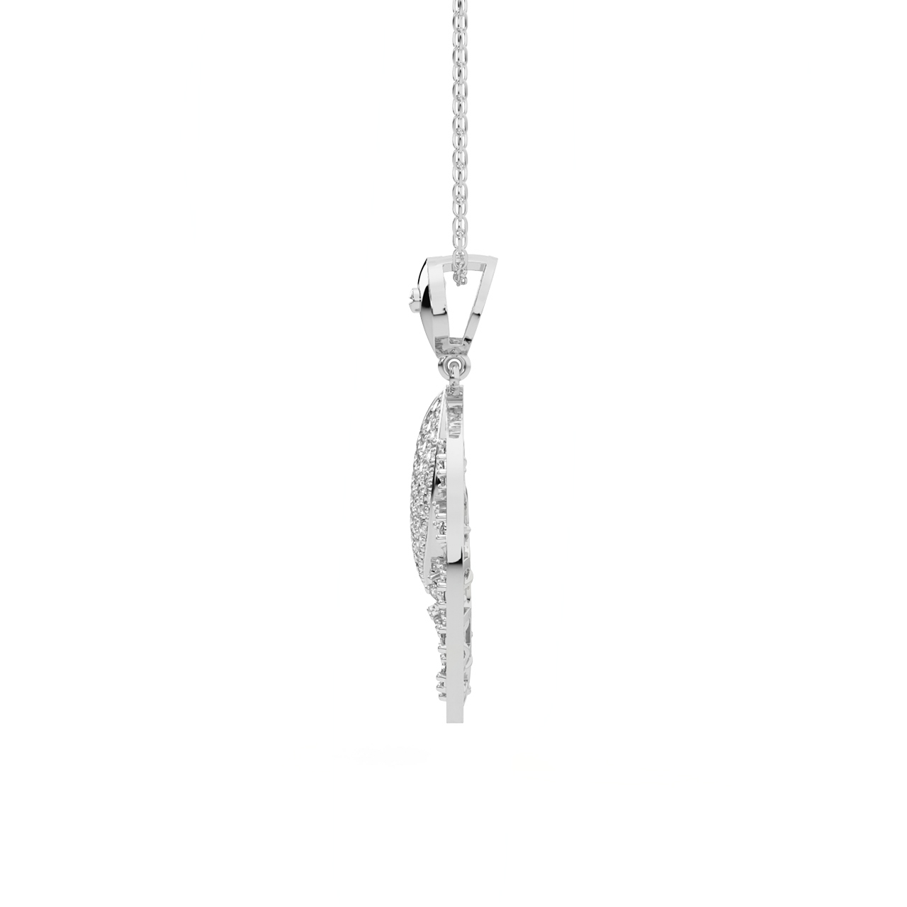 Marilla Round Diamond Office Wear Pendant