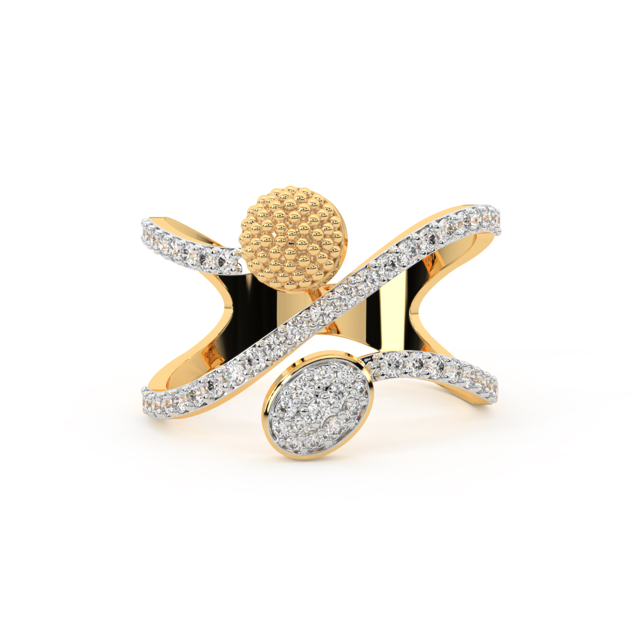 Seed of Life Diamond Ring