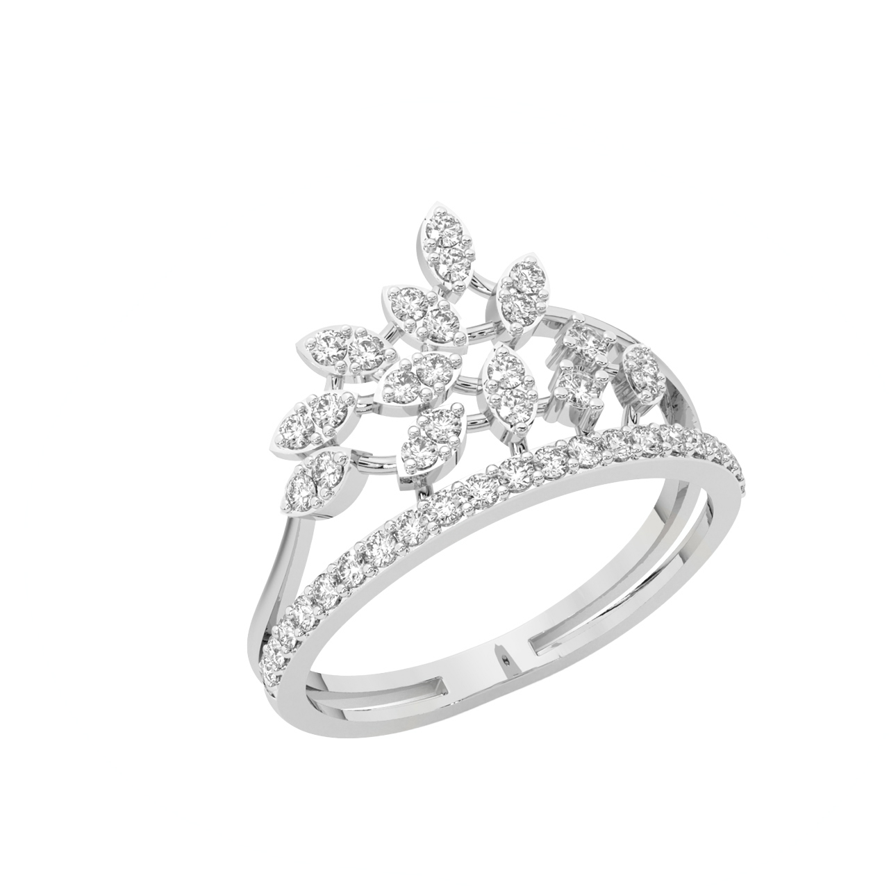 Summer Bloom Diamond Engagement Ring