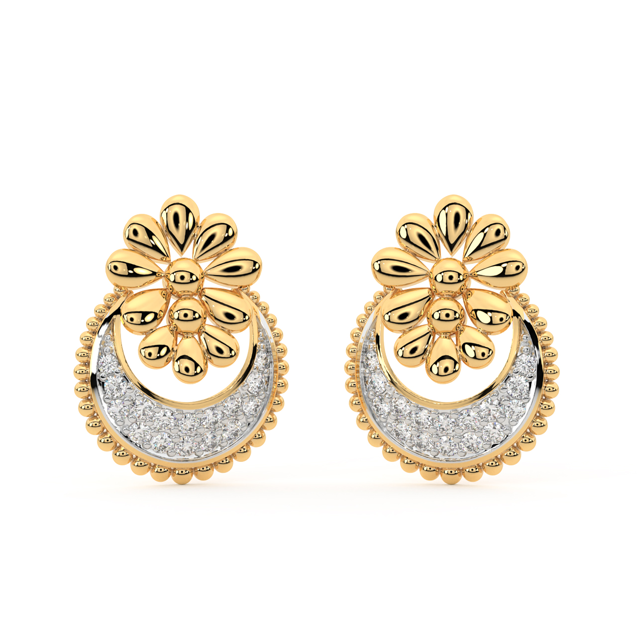 Nocturnal Shades Diamond Earrings