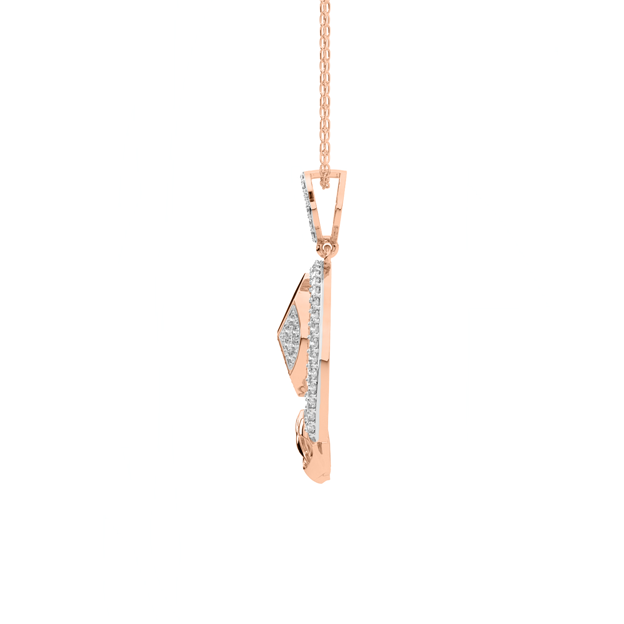 Morain	Round Diamond Office Wear Pendant