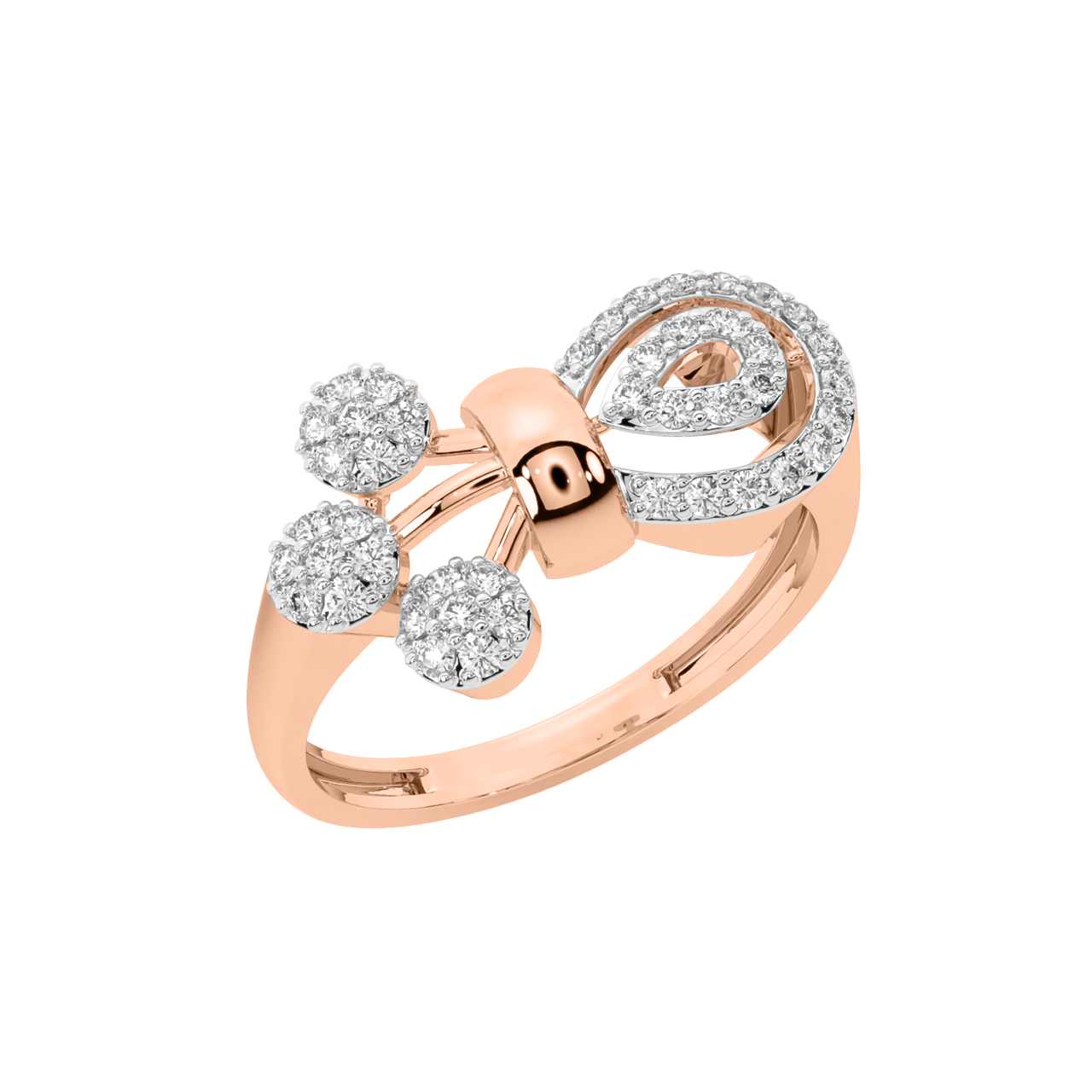 Toyo Round Diamond Engagement Ring