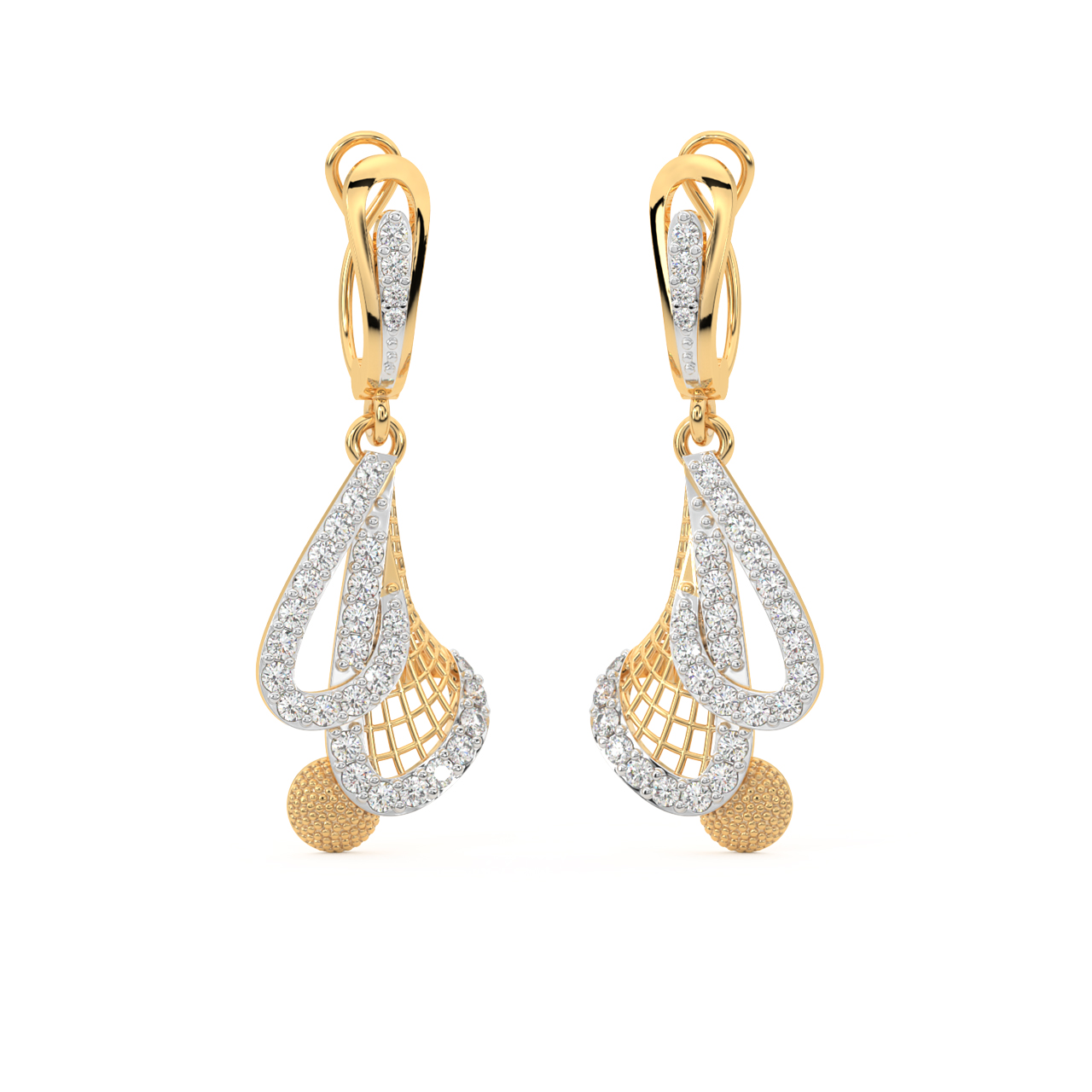 Sparkle Spot Diamond Earrings
