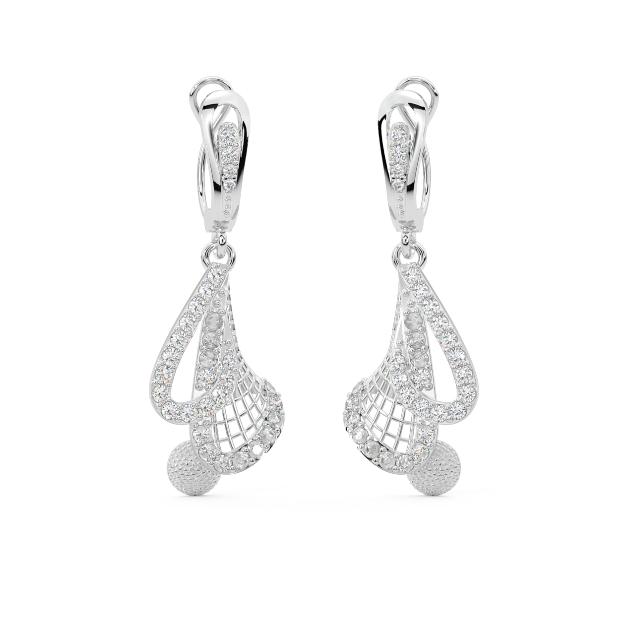 Sparkle Spot Diamond Earrings