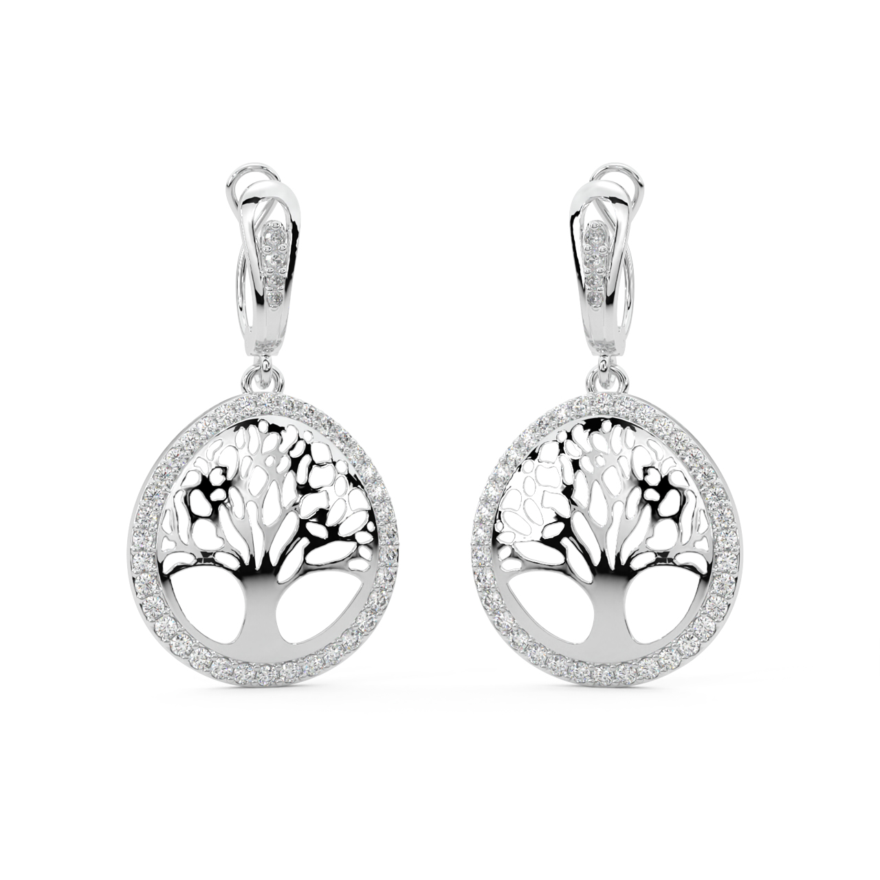 Mother Nature Diamond Earrings