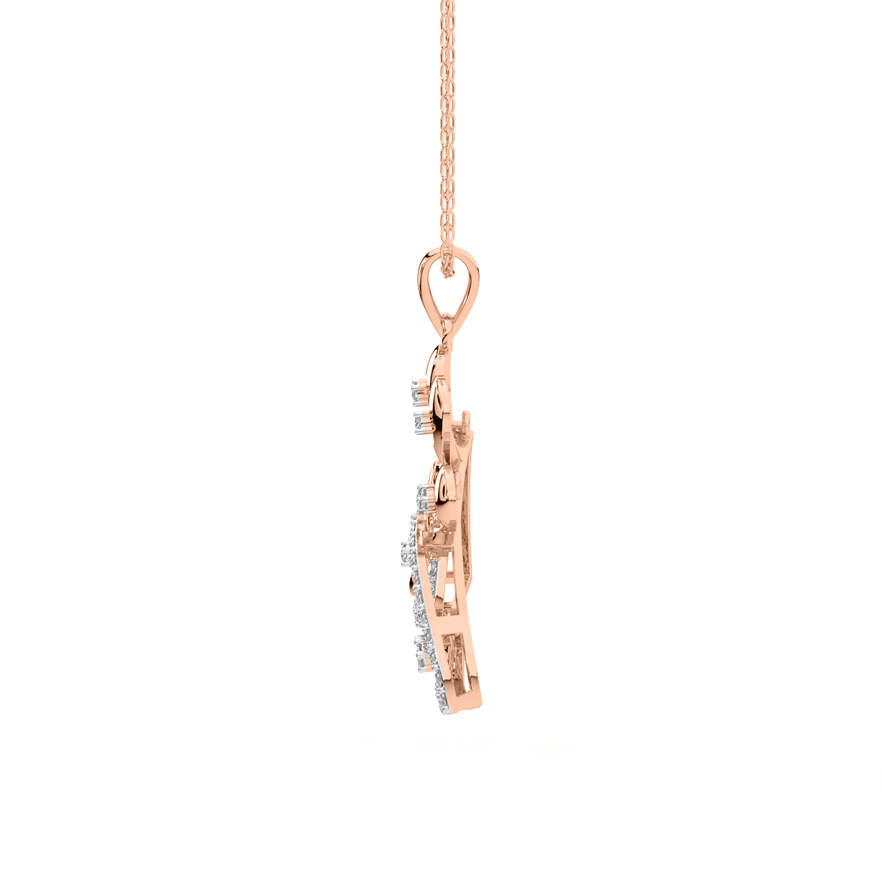 Payton Round Diamond Office Wear Pendant