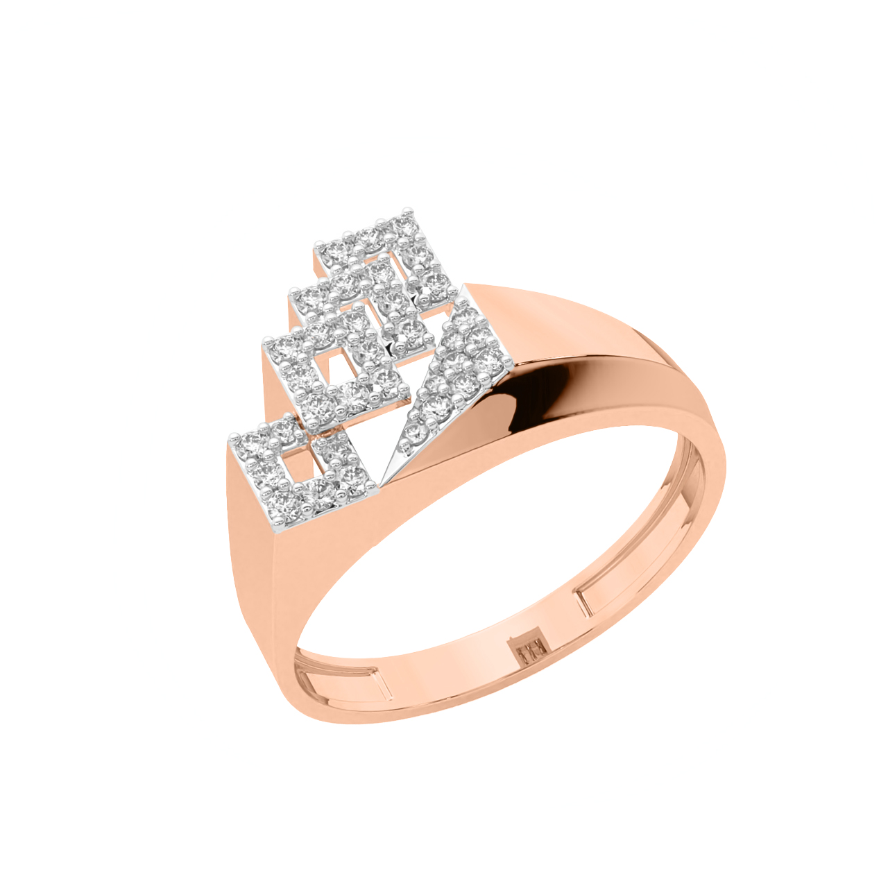 Sabah Round Diamond Engagement Ring