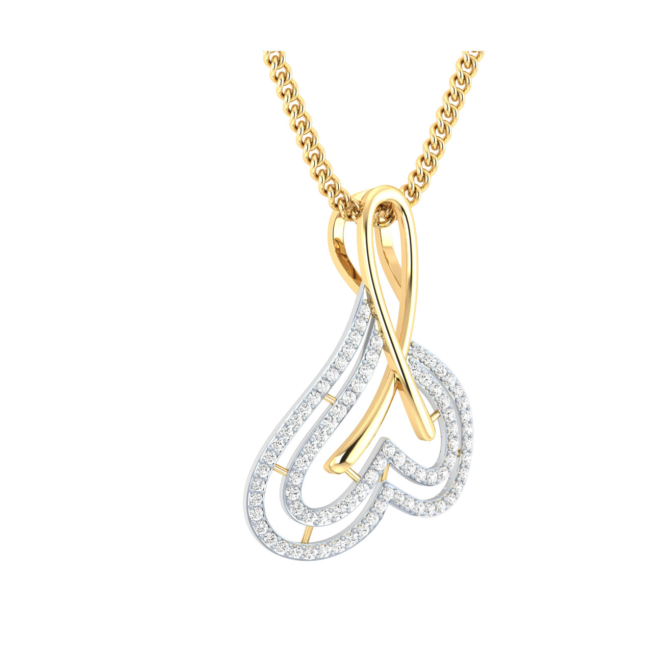 Neil Round Diamond Office Wear Pendant