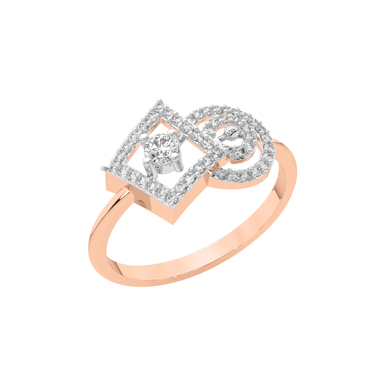 Adara Round Diamond Engagement Ring