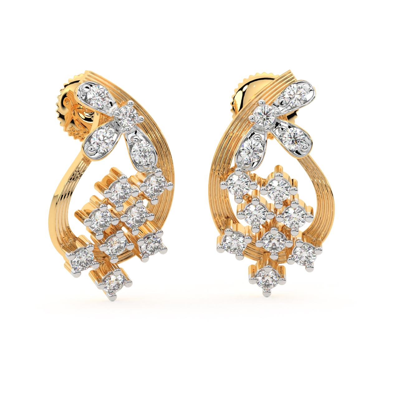 Bold N Brave Diamond Earrings