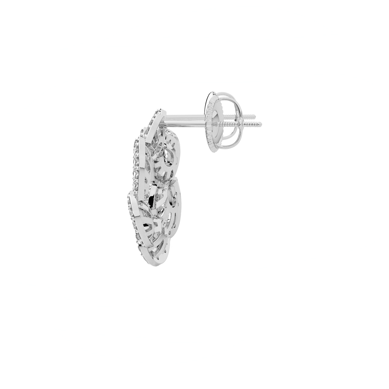 Elvira Round Diamond Stud Earrings